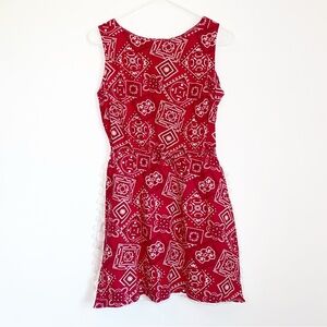 Vintage 50s/60s Starlite of Miami Bandanna Print Tunic/ Dress Overlay